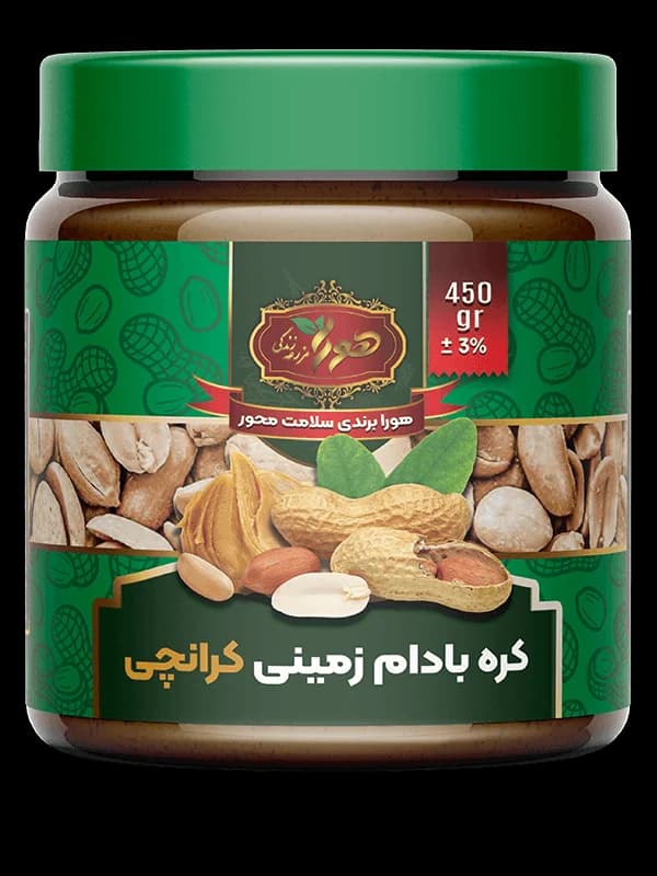 کره بادام زمینی کرانچی 450 گرمی