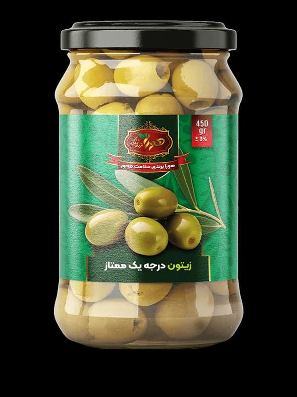 زیتون با هسته اعلا 500 گرمی